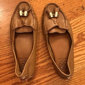 Tory Burch Tassel Loafers, Tan